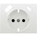 TAPA SCHUKO CON 2 USB SERIE IRIS BLANCO - 1