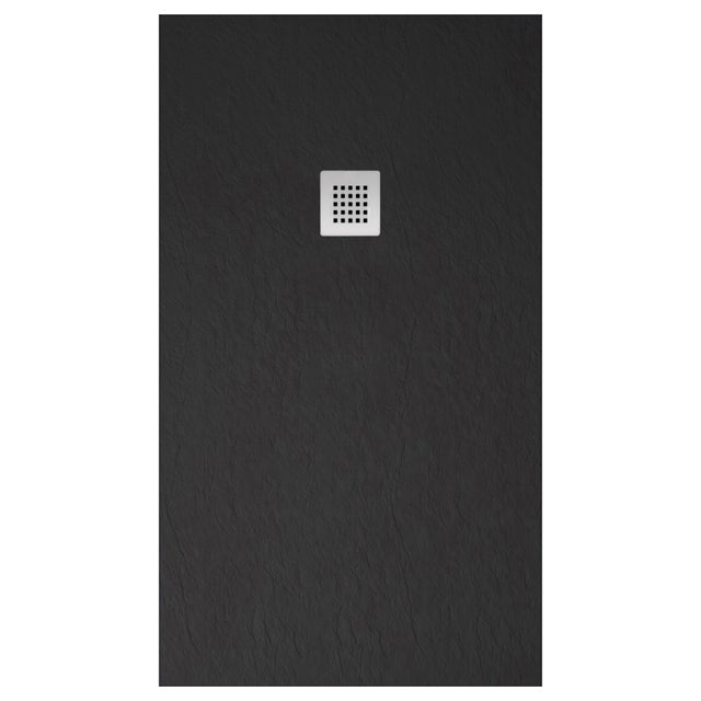 PLATO DE DUCHA RESINA RECTANGULAR NEGRO 80X120X3CM