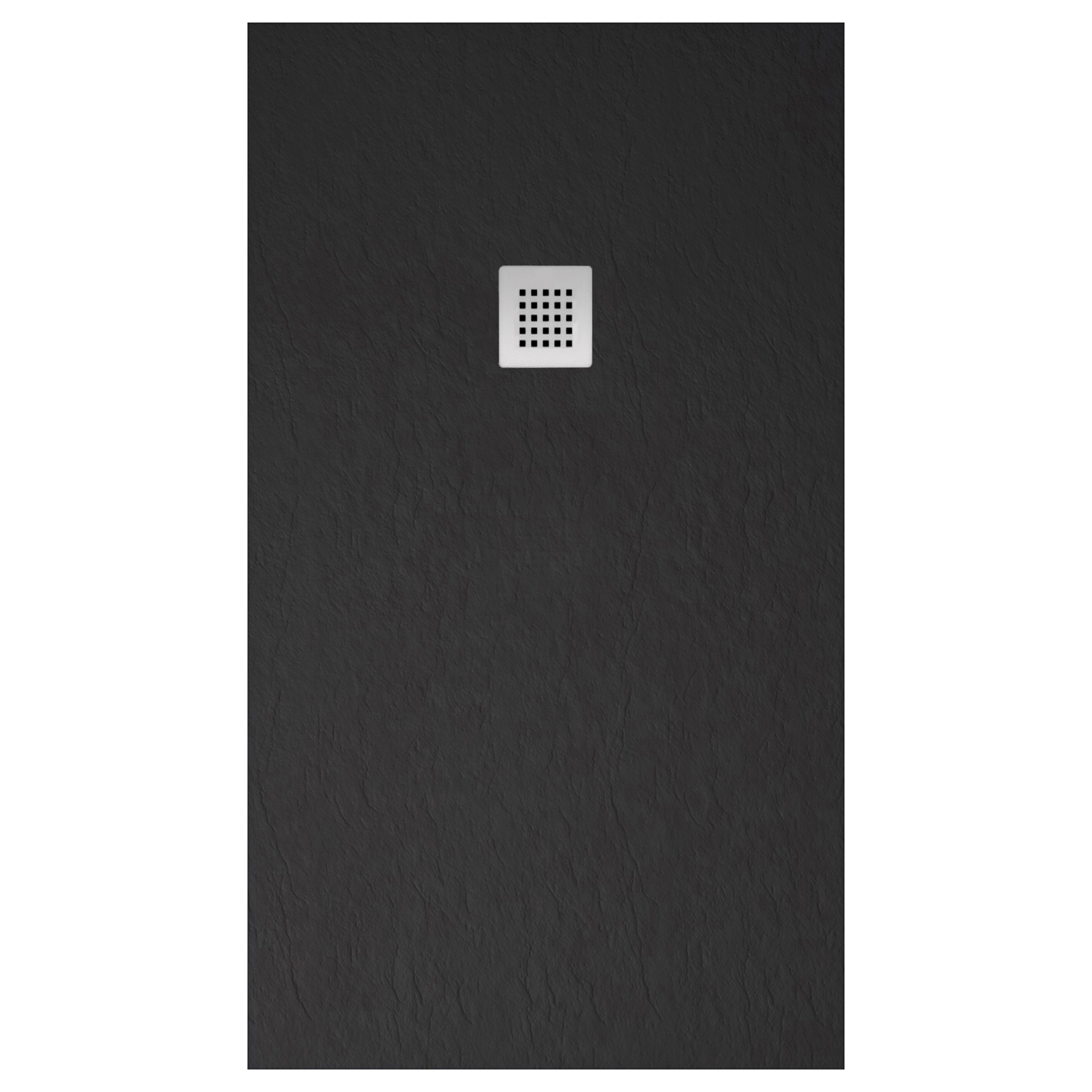 PLATO DE DUCHA RESINA RECTANGULAR NEGRO 80X120X3CM - 4