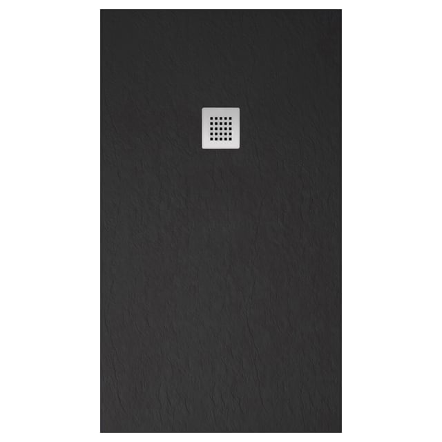 PLATO DE DUCHA RESINA RECTANGULAR NEGRO 80X120X3CM