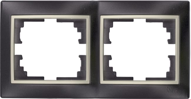 MARCO DOBLE SERIE EUROPA NEGRO PERLA - 1