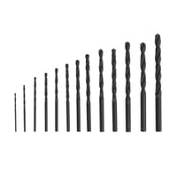 JUEGO 13 BROCAS METAL HSS RECTIFICADO 1,5 A 6,5 MM - 1