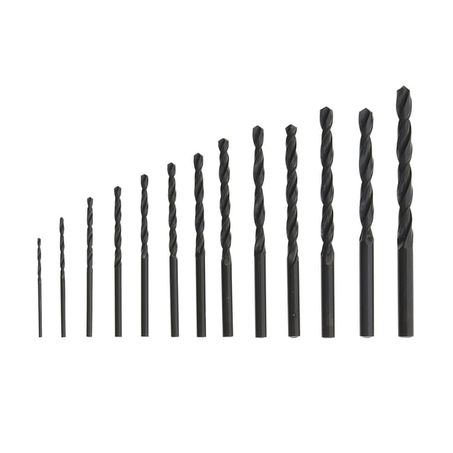 JUEGO 13 BROCAS METAL HSS RECTIFICADO 1,5 A 6,5 MM - 1