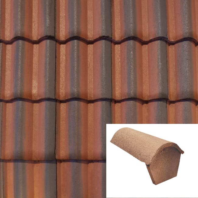 PRINCIPIO DE CUMBRERA TEJA GREDOS ROJO VIEJO - 1