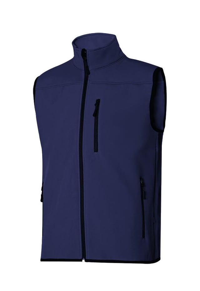 CHALECO MULTIBOL SOFT SHELL AZUL TALLA XL