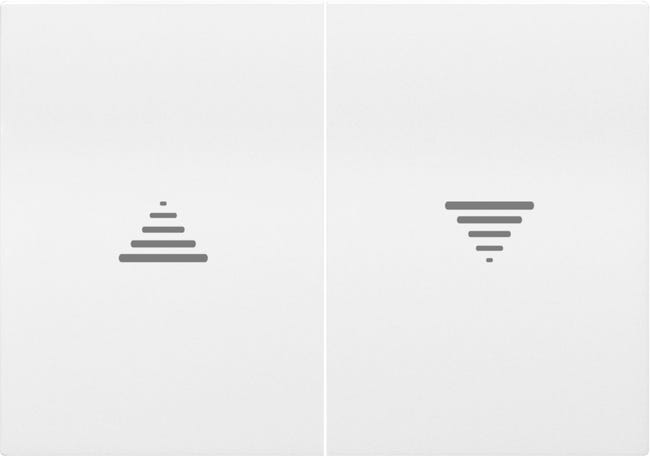 TECLA PERSIANA SERIE CORAL BLANCO - 1