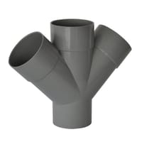 DERIVACIÓN DOBLE 45º Ø90MM - 1