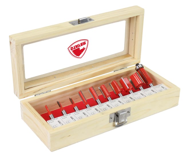 10 FRESAS MADERA RANURADO Ø6MM - 1