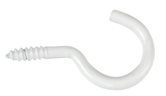 HEMBRILLA ABIERTA ACERO PINTADA BLANCA 4 X 60  MM. 3 UDS - 1