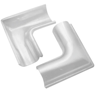 INGLETE EVACUACIÓN PLUVIALES METÁLICO ÁNGULO ESTAMPADO INTERIOR ACERO PRECALADO BLANCO