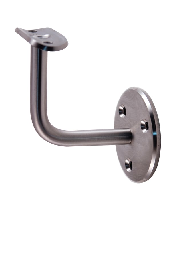 SUJECION  FIJA PASAMANOS A PARED ACERO INOXIDABLE