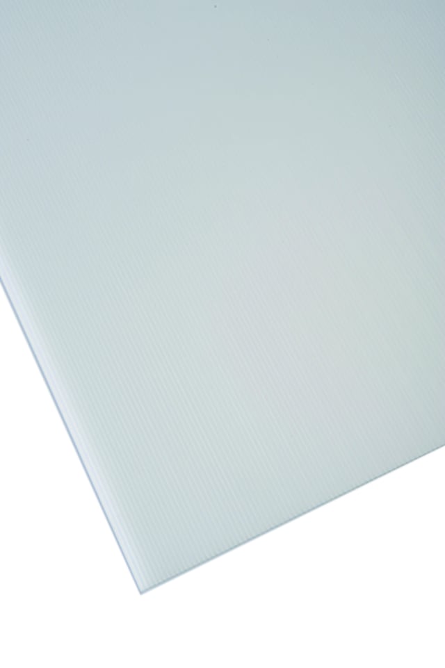 POLIPROPILENO ALVEOLAR TRANSPARENTE  200 X 100 X 0,25 CM