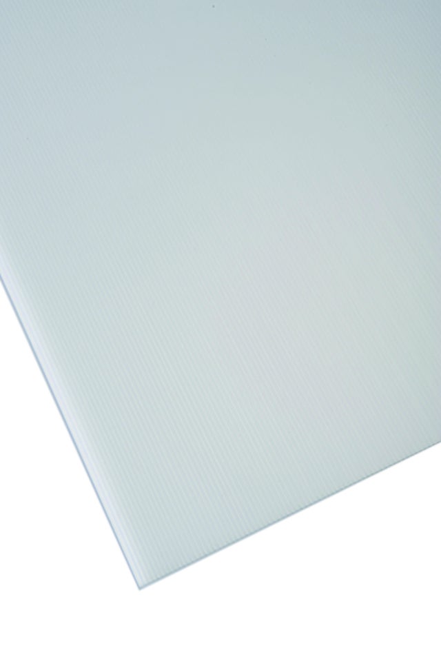 POLIPROPILENO ALVEOLAR TRANSPARENTE  200 X 100 X 0,25 CM