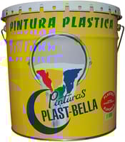 PINTURA PLASTICA BLANCA MATE 15L MATE SUPERIOR - 1