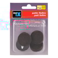 PATIN DESLIZADOR CON FIELTRO DE CLAVAR  30 MM MARRON. 4 UDS - 1