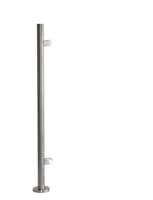 POSTE TERMINAL ACERO INOXIDABLE PARA CRISTAL - 1