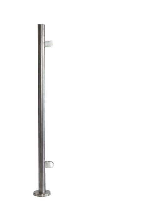POSTE TERMINAL ACERO INOXIDABLE PARA CRISTAL - 1
