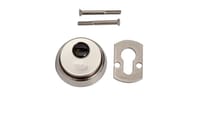 ESCUDO DE SEGURIDAD CUADRADO PARA CERRADURA ACABADO EN NIQUEL YALE - 1