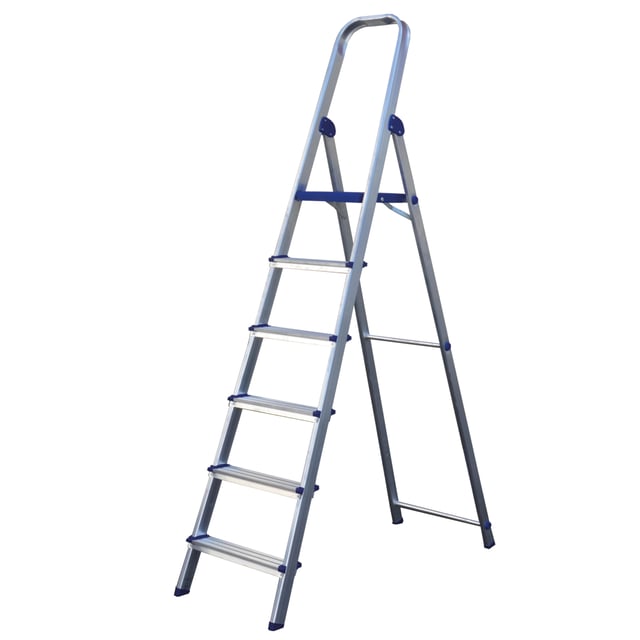 ESCALERA DOMÉSTICA DE ALUMINIO 5 PELDAÑOS