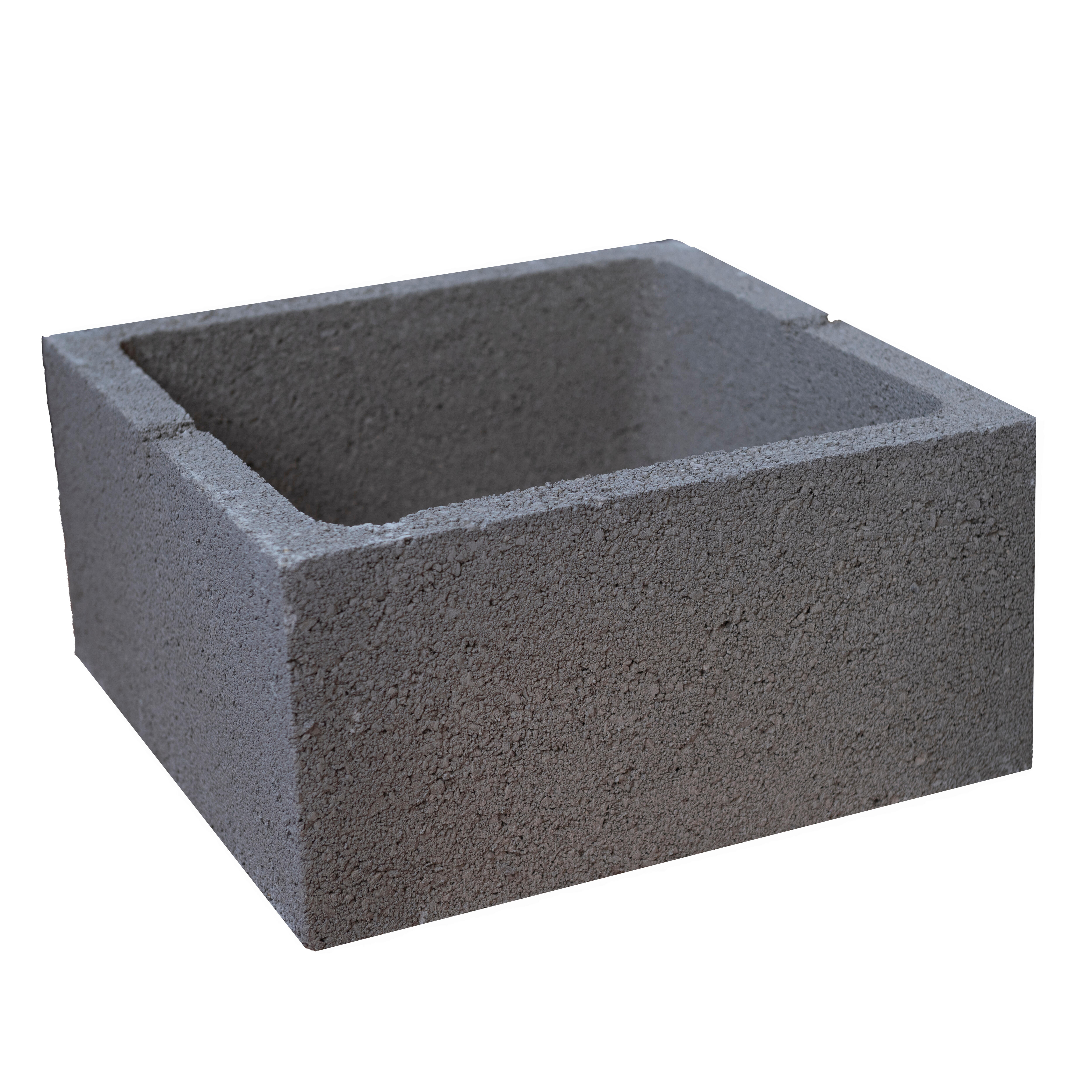 COLUMNA DE HORMIGÓN GRIS 40X40X20 CM - 2