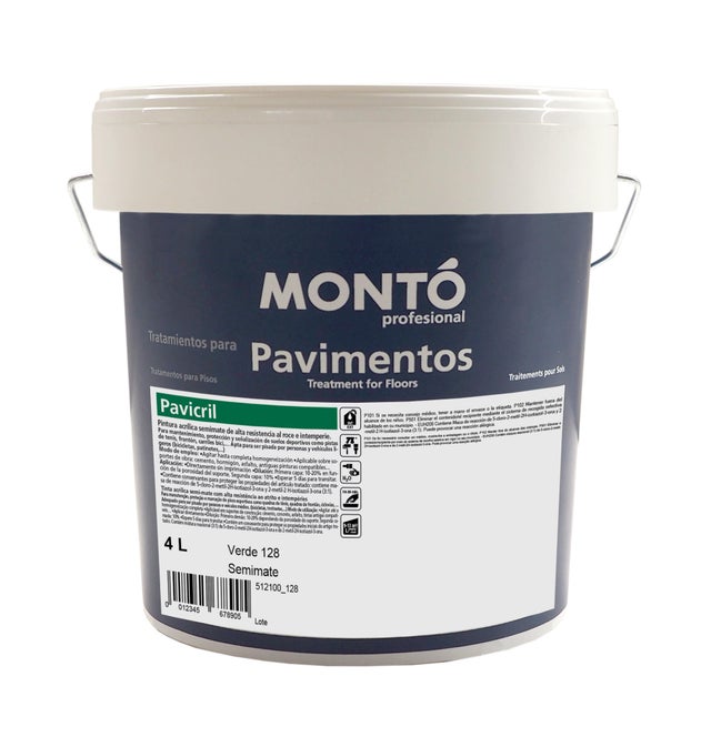 PINTURA SUELOS ACRÍLICA 4L GRIS