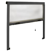 MOSQUITERA ENROLLABLE ALUMINIO ANTRACITA 140X160CM - 1