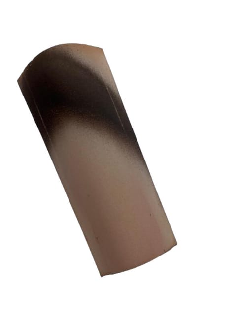 TEJA CERÁMICA CURVA PAJA FLAMEADA 40X19 CM - 1