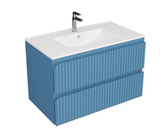 MUEBLE DE BAÑO BLUR AZUL 80X45CM