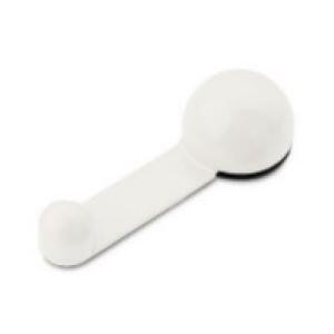 TOPES PARA PUERTAS PLÁSTICO ADHESIVO BLANCO 2 UDS