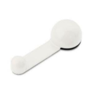 TOPES PARA PUERTAS PLÁSTICO ADHESIVO BLANCO 2 UDS - 1