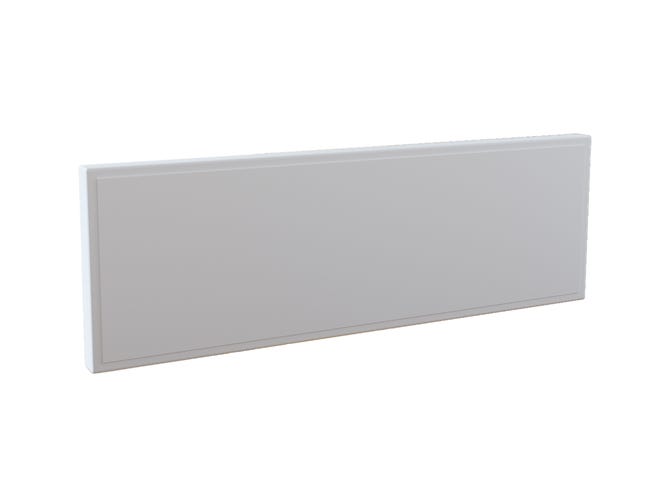 KIT 4 FRENTES DE CAJÓN PARA MUEBLE DE COCINA ZARAGOZA GRIS BRILLO MDF 80X40CM - 1