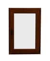 VENTANA PVC NOGAL OSCILOBATIENTE 60 X 70 CM - 1
