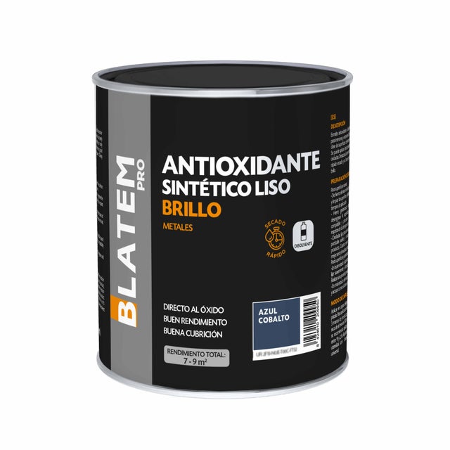 ESMALTE SINTETICO ANTIOXIDANTE BRILLANTE 750ML AZUL COBALTO
