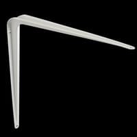 ESCUADRA PALOMILLA CON NERVIO BLANCA 400 X 450  MM - 1