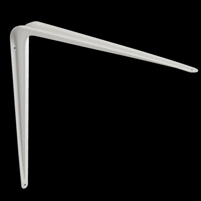 ESCUADRA PALOMILLA CON NERVIO BLANCA 400 X 450  MM