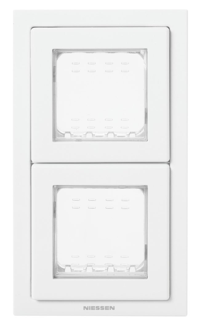 MARCO DOBLE SERIE ZENIT ESTANCA IP55 BLANCO