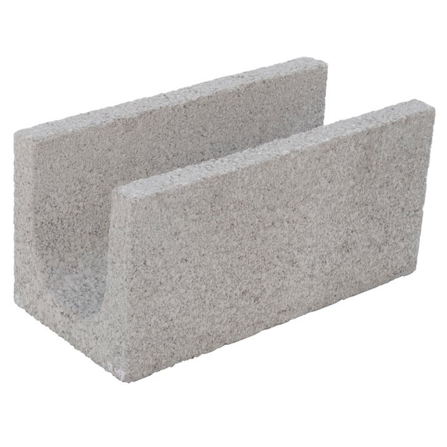 ZUNCHO DE HORMIGÓN GRIS 39X19X19 CM