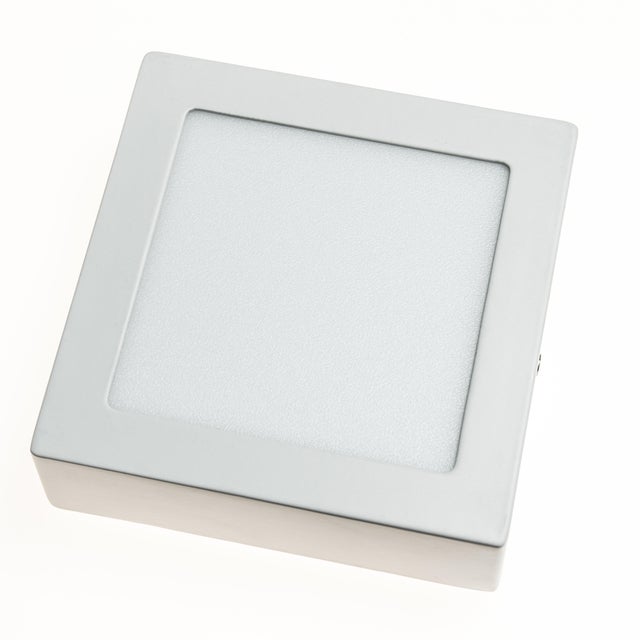 DOWNLIGHT LED SUPERFICIE CUADRADO BLANCO 12W LUZ FRIA