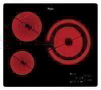PLACA VITROCERÁMICA 3 ZONAS WHIRPOOL AKT 807 BF - 1