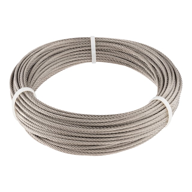 CABLE ACERO INOXIDABLE 7 X 7 + 0   3 MM CABLES Y ESLINGAS. 25 M