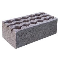 LADRILLO PANAL DE HORMIGÓN 25X12X9 CM - 1