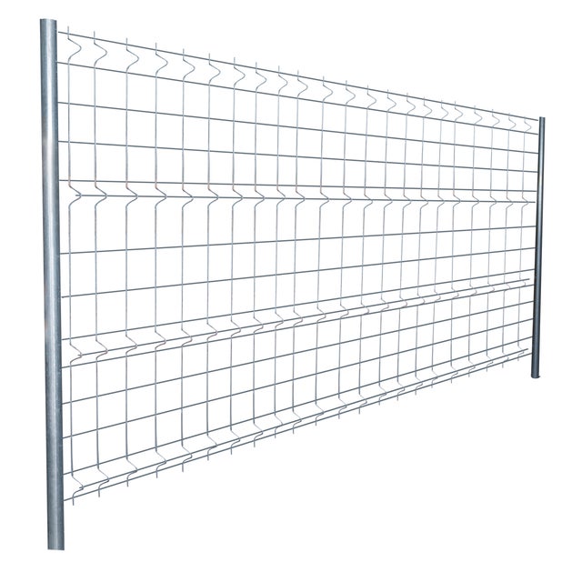 VALLA MÓVIL DE OBRA GALVANIZADA 1,74X3,5M