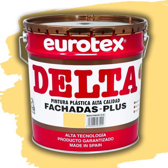 REVESTIMIENTO FACHADAS DELTA PLUS 20KG AMARILLO PRIMAVERA