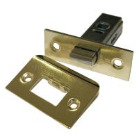 PICAPORTE TUBULAR 35  MM. CANTO RECTO  LATON  - 1