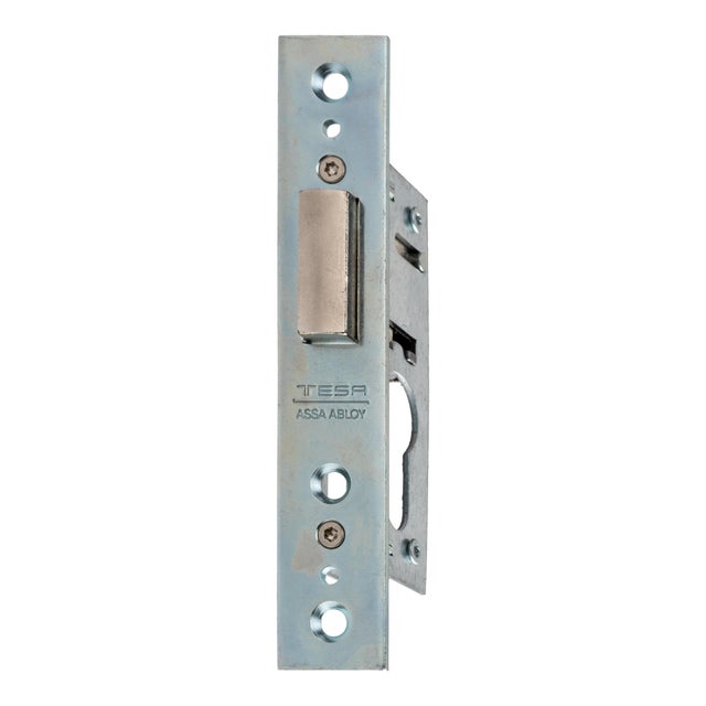 CERRADURA DE EMBUTIR PARA PUERTA DE METAL INTERIOR EN 27MM ACERO INOXIDABLE CON 3 LLAVES TESA