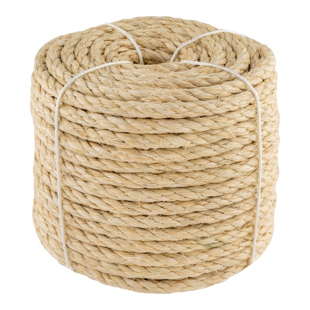 CUERDA SISAL CABLEADA 6MM 25M BEIGE ROMBULL