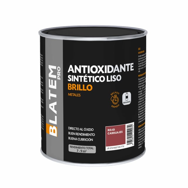ESMALTE SINTETICO ANTIOXIDANTE BRILLANTE 750ML ROJO CARRUAJE