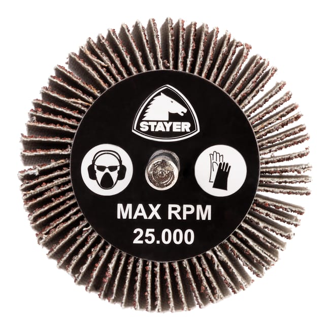 ABANICO LAMINADO Ø60 EJE 6 MM GRANO 60 - 1