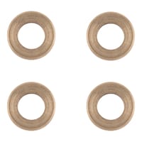 ARANDELA OVALILLO PARA PERNIO DE PUERTA ACERO INOXIDABLE. 4 UDS - 1