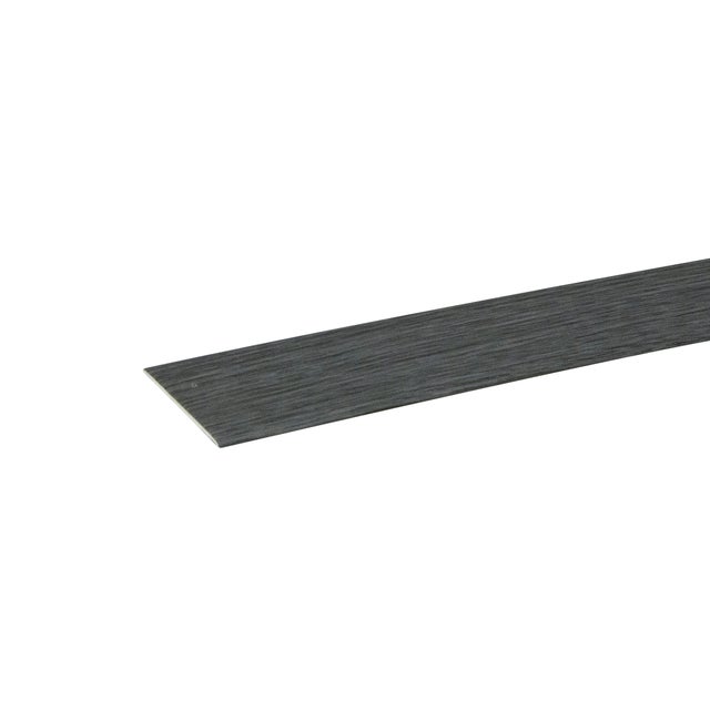 PERFIL TRANSICIÓN PVC ADHESIVO GRIS 100 CM